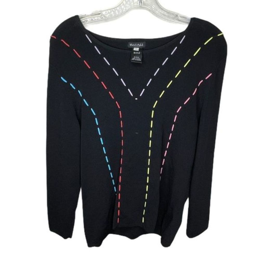 Multiples Black Sweater